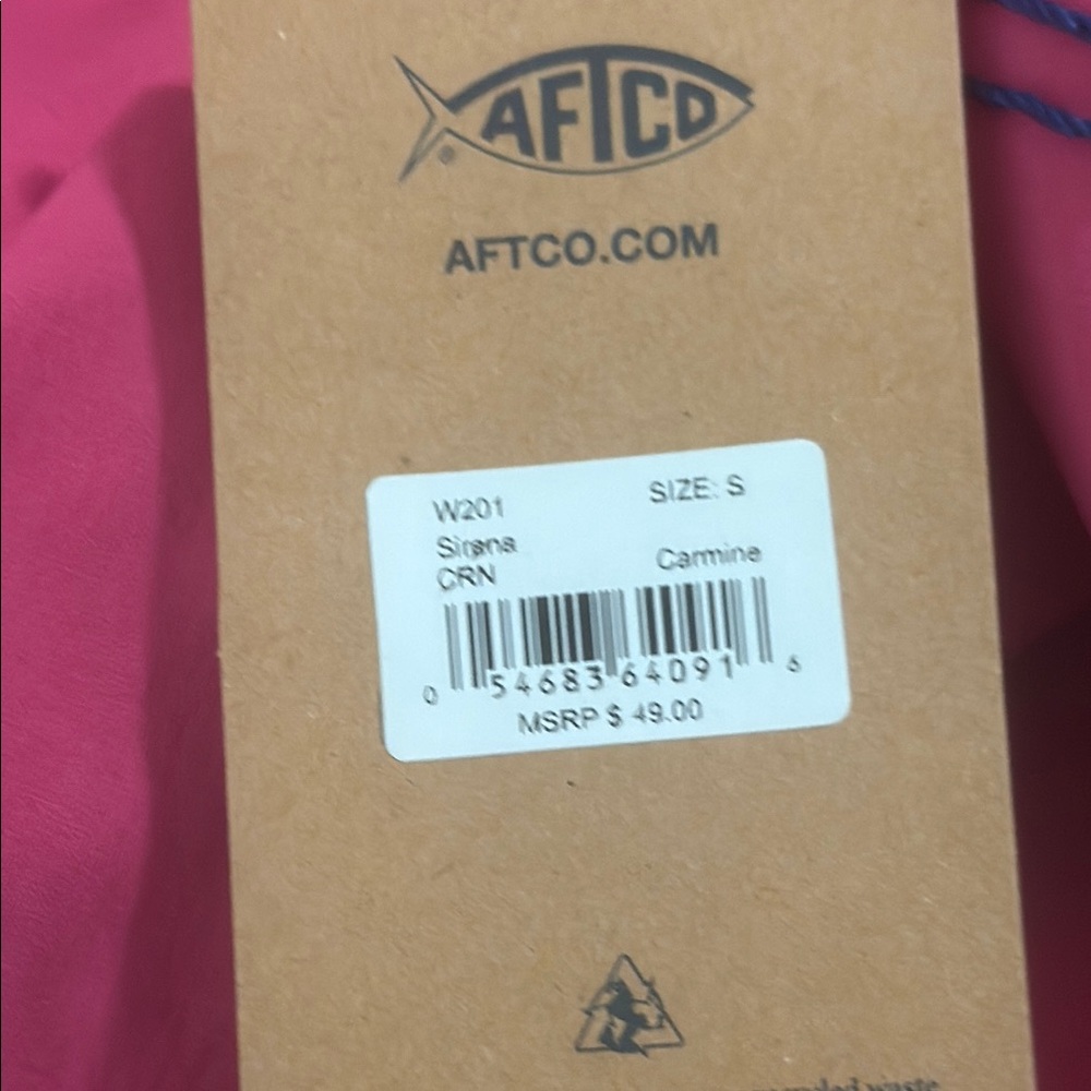 AFTCO Women's Athletic Shorts - Pink - Picture 4 of 4